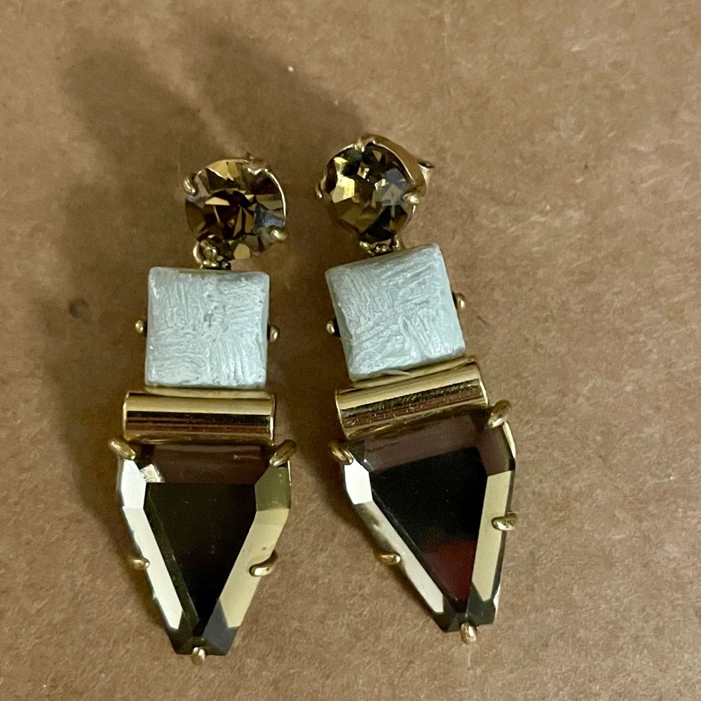JCrew gemstone earrings